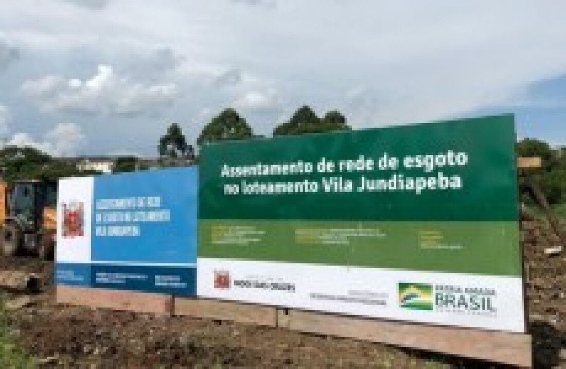 Obras vão ampliar em 90% a coleta e o tratamento de esgoto