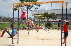Parques são opções de lazer para as famílias