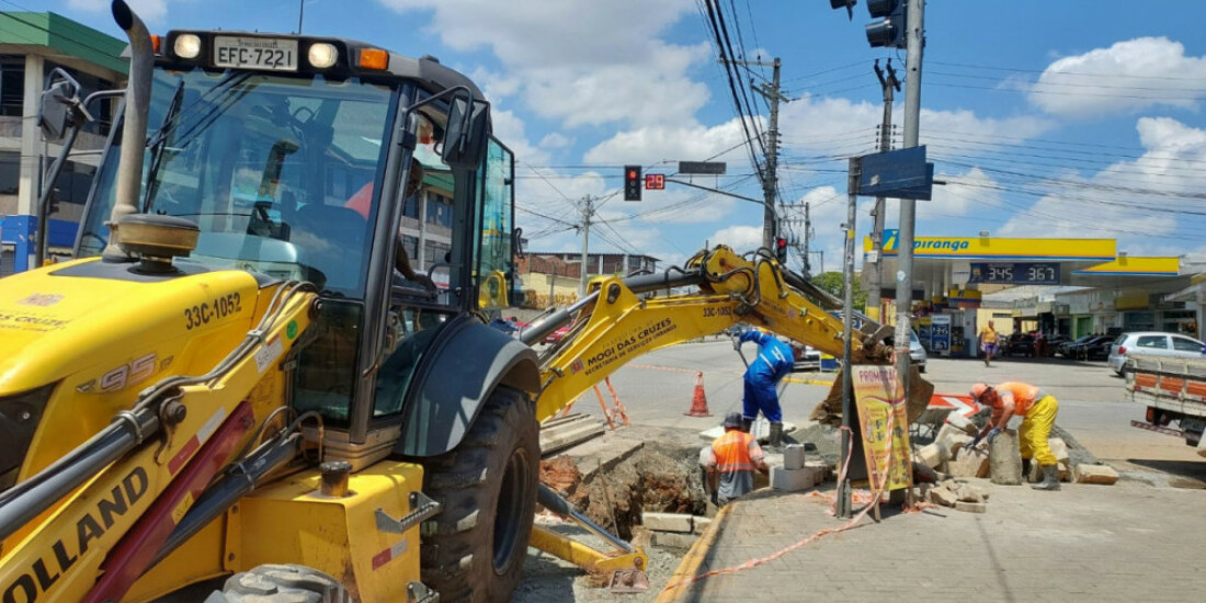Obras do Semae avançam em vias de Jundiapeba