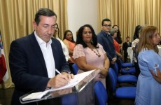 Novos membros tomam posse durante solenidade