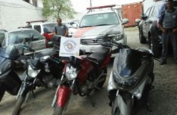 Motos roubadas em Suzano são localizadas em Itaquá