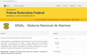 Sistema Sinal auxilia a recuperar veículos
