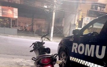 GCM detém suspeito com uma motocicleta roubada