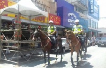 Suzano tem reforço da Polícia Montada