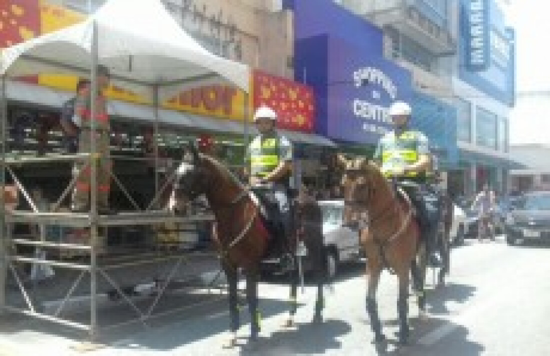 Suzano tem reforço da Polícia Montada