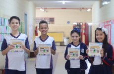 Alunos criam histórias para livro ilustrado