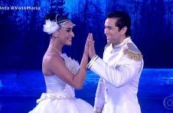 Maria Joana se emociona na final da "Dança dos Famosos"