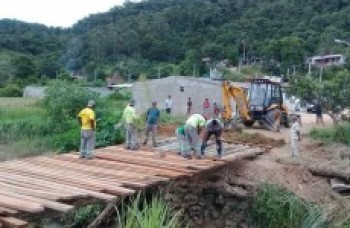 Morro Grande recebe nova ponte