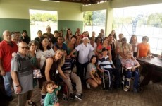 Confraternização reúne familiares e cuidadores