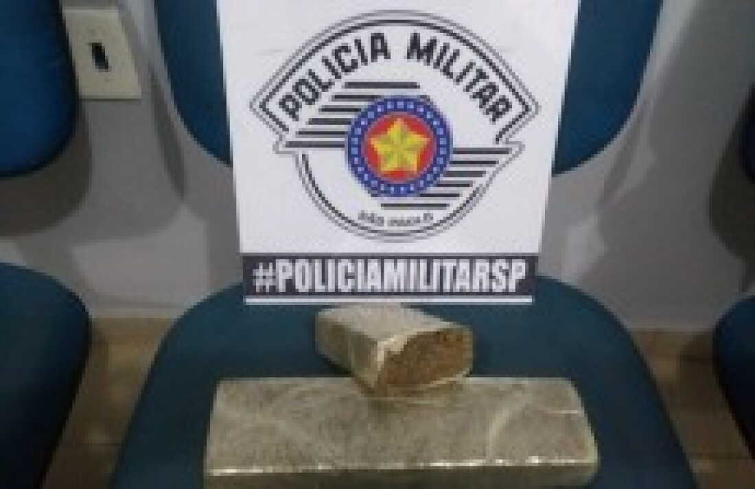 homem é detido com mais de 1,2 kg de maconha
