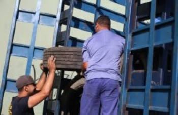 Mais de 20 mil pneus são enviados para reciclagem