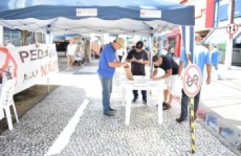 AEAMC realiza ação contra pedágio na Mogi-Dutra