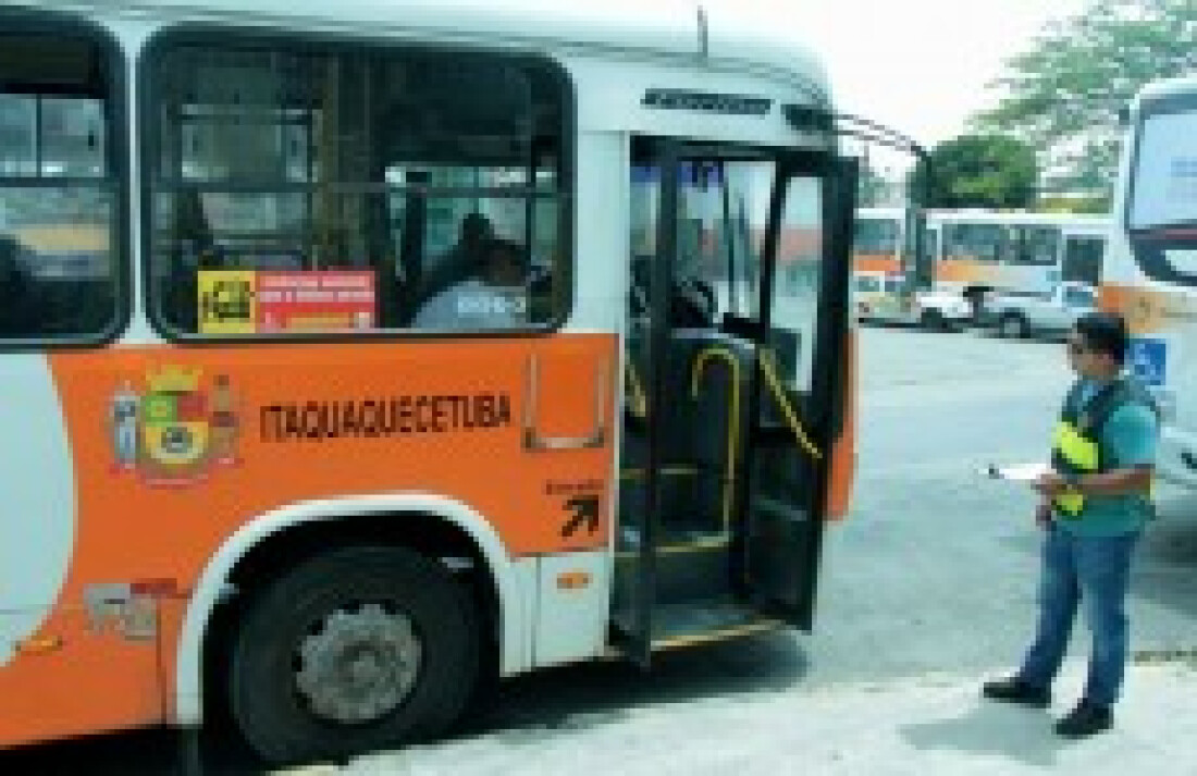 Fiscalização em ônibus é intensificada em Itaquá