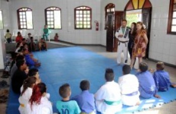 Fundo Social tem parceria com projeto de jiu jitsu