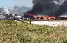 Avião que levava família Mussi cai ao tentar decolar