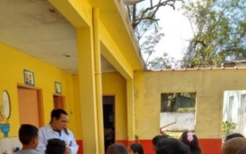 Programa de Saúde Bucal leva cuidados a alunos