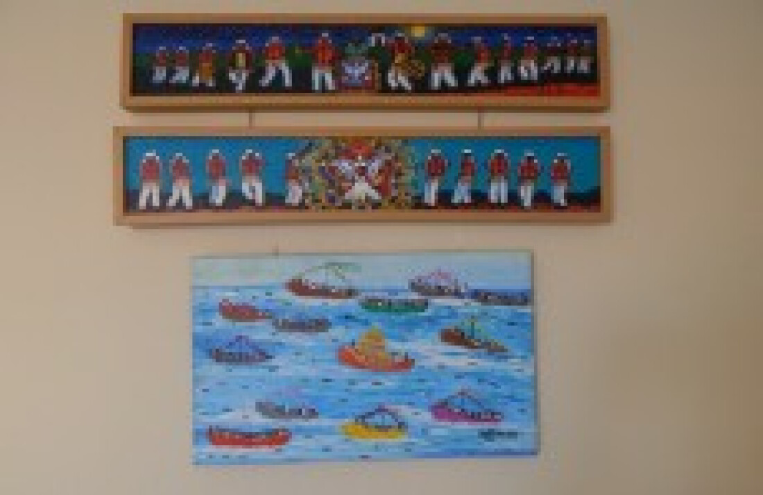 Espaço cultural recebe chá beneficente e exposição naïf