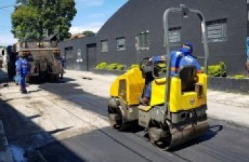 Obra de coleta e tratamento avança na Basílio Batalha
