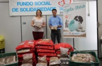 Fundo Social recebe mais de meia tonelada de ração