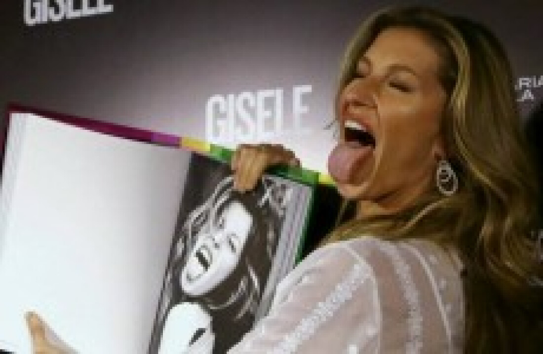 Modelo Gisele Bündchen prepara livro de memórias