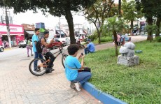 Praça de Suzano recebe pokémon