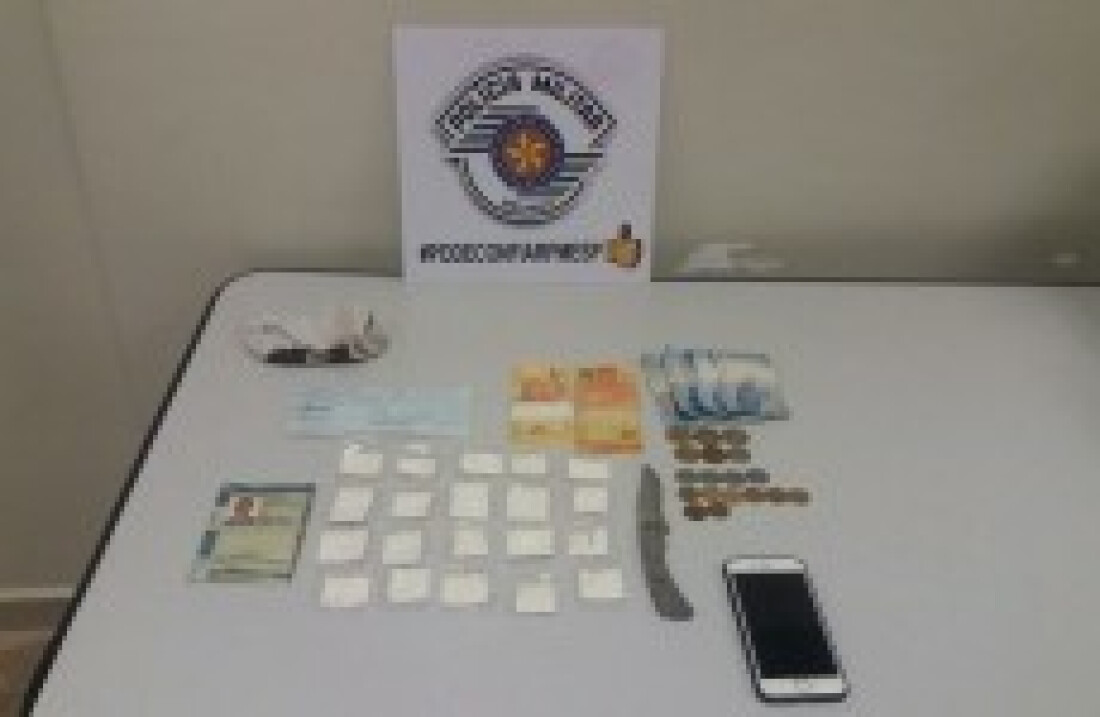 PM localiza entorpecentes na região