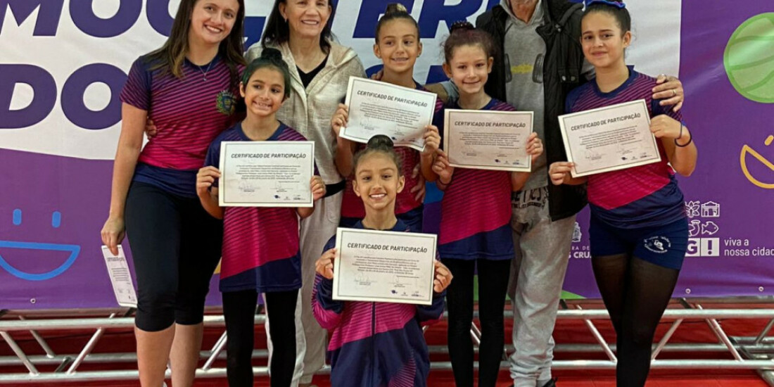 Ginastas de Guararema participam de evento de capacitação técnica