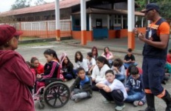 Defesa Civil faz treinamento para simulado de evacuação