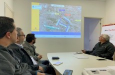 Obra em canteiro central inicia mudança na av. Pedro Machado