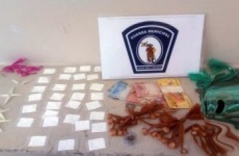Preso suspeito de tráfico de drogas