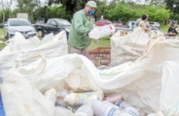 Evento recolhe 315 quilos de embalagens de agrotóxico