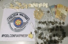 Suspeitos são detidos por tráfico de drogas