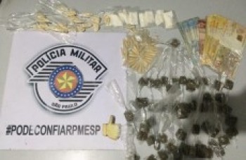 Suspeitos são detidos por tráfico de drogas