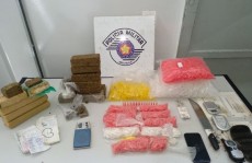 Polícia Militar realiza apreensões de drogas