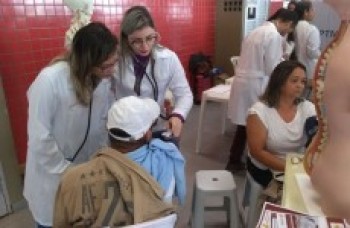 Estação recebe campanha de saúde