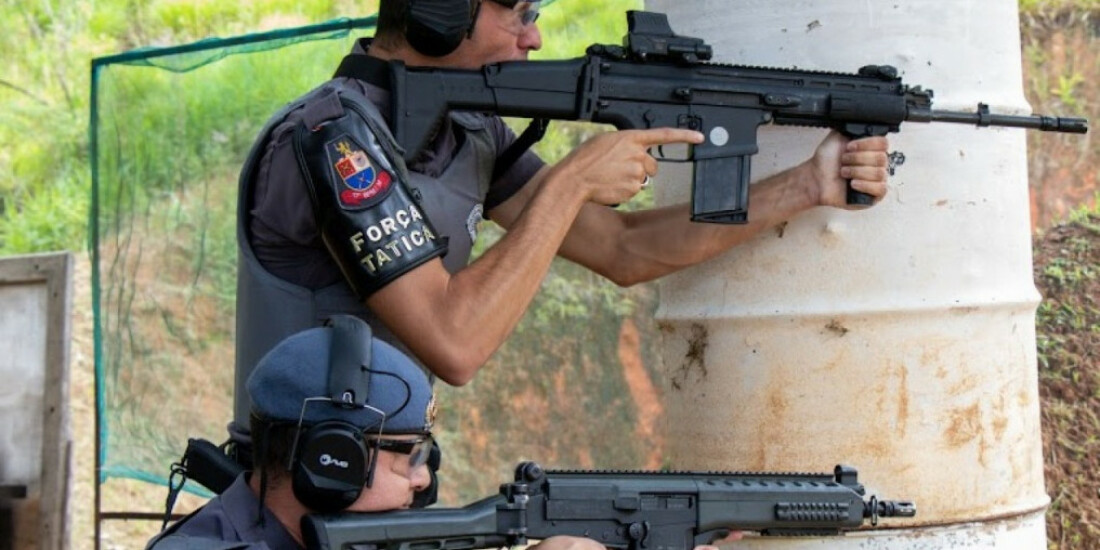 Polícia Militar realiza simulado de roubo a carro-forte