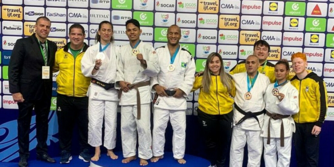 Judô paralímpico estreia no Grand Prix de Almada com cinco pódios