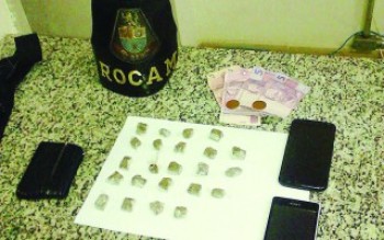 Rocam apreende drogas com motociclistas no centro de Mogi