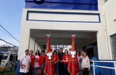 Santa Casa recebe bandeiras