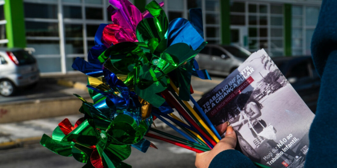 Mogi Livre de Trabalho Infantil faz abordagens