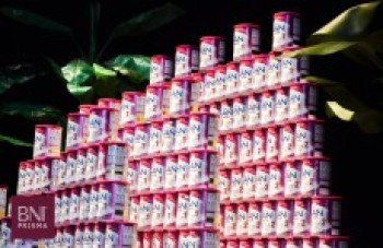 Fundo Social recebe doação de mais de 700 latas de leite