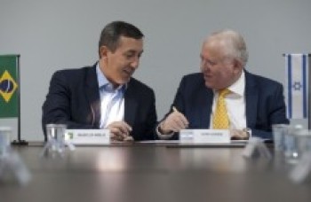 Mogi assina declaração de cooperação com Israel