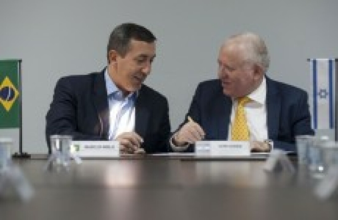 Mogi assina declaração de cooperação com Israel