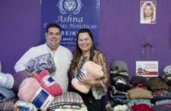 Fundo Social recebe doação para Campanha do Agasalho