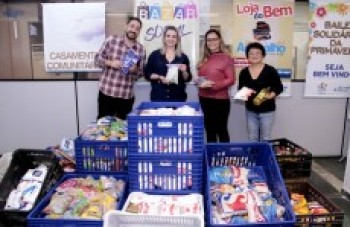 Fundo Social recebe cerca de uma tonelada de alimentos
