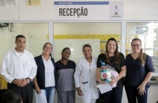 UBS do Alto do Ipiranga doa agasalhos e tampinhas