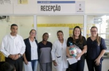 UBS do Alto do Ipiranga doa agasalhos e tampinhas