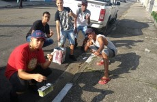 Alunos praticam cidadania