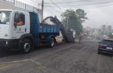 Avenida Pedro Machado começa a ser fresada pelo Asfalto Melhor