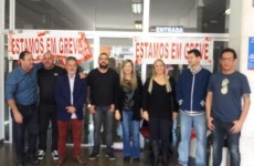 Bancos fazem 'greve' de uma hora